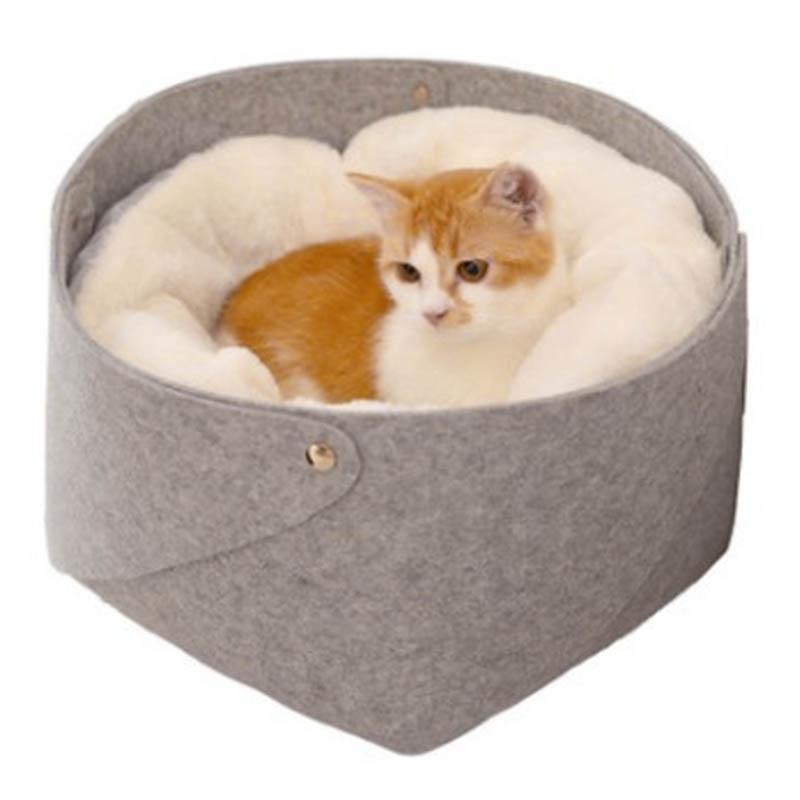 

Cat Basket Pet Dog Bed for Cat Warm Bed Dogs Houses for Cats Pets Products House Puppy Soft Comfortable House