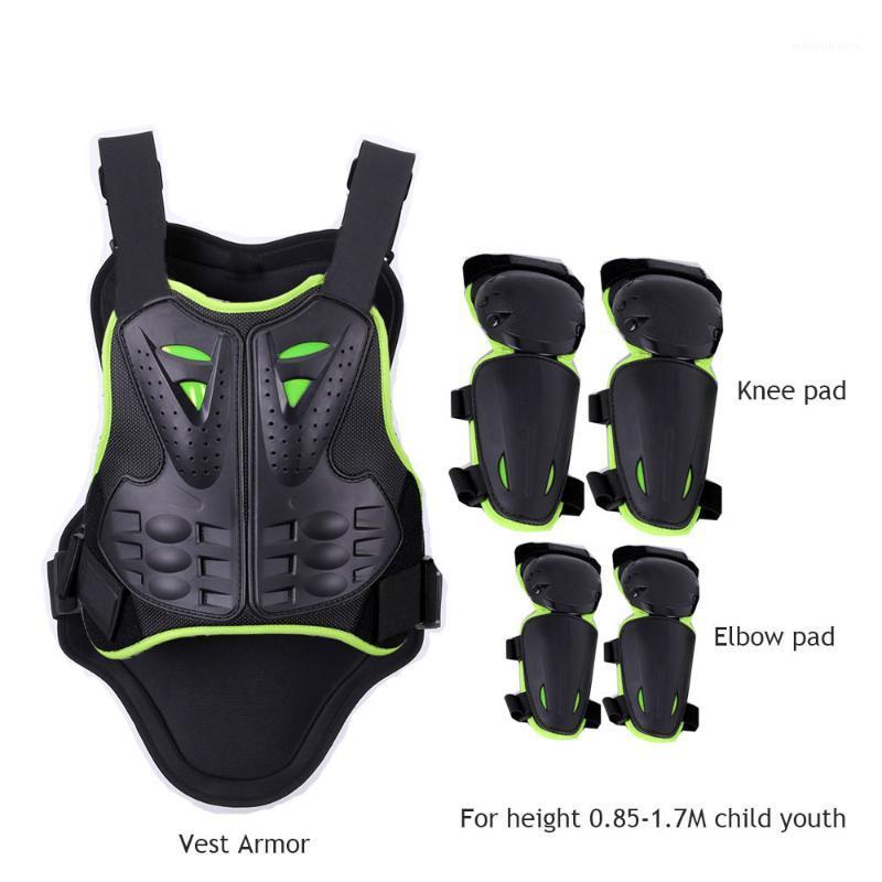 

H:0.85-1.7M Children BMX MX DH balance bike FULL Body Protect Vest Armor Kids Downhill Chest Back Protective gear1