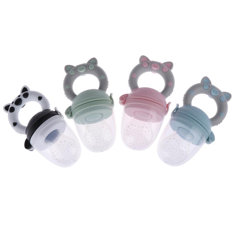 

1Pc Teether silicone pacifier fruit feeder for baby