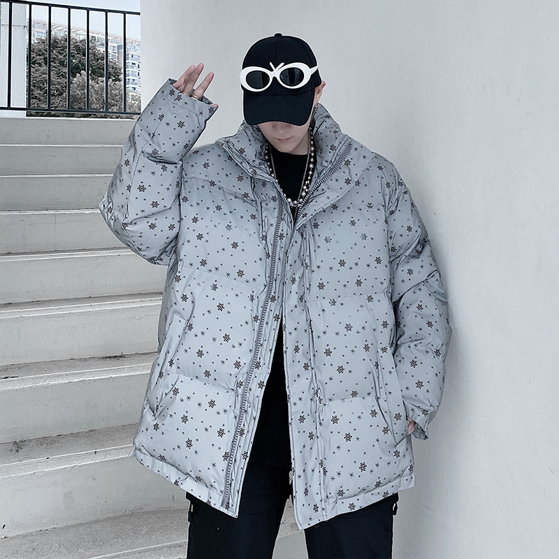 

2021 New Parka Windbreaker Fleece Thick Warm Coats Overcoats Men's Winter Clothing 3rij, Black
