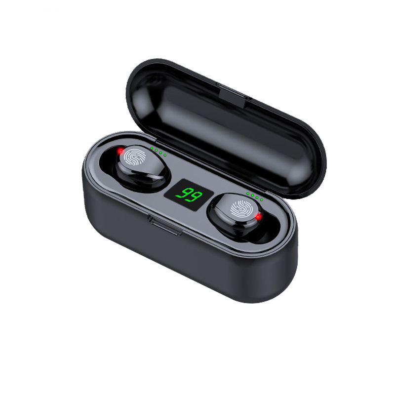 

Bluetooth Earphones Auto Paring Cell Phone Eearphones White TWS GPS RENAME