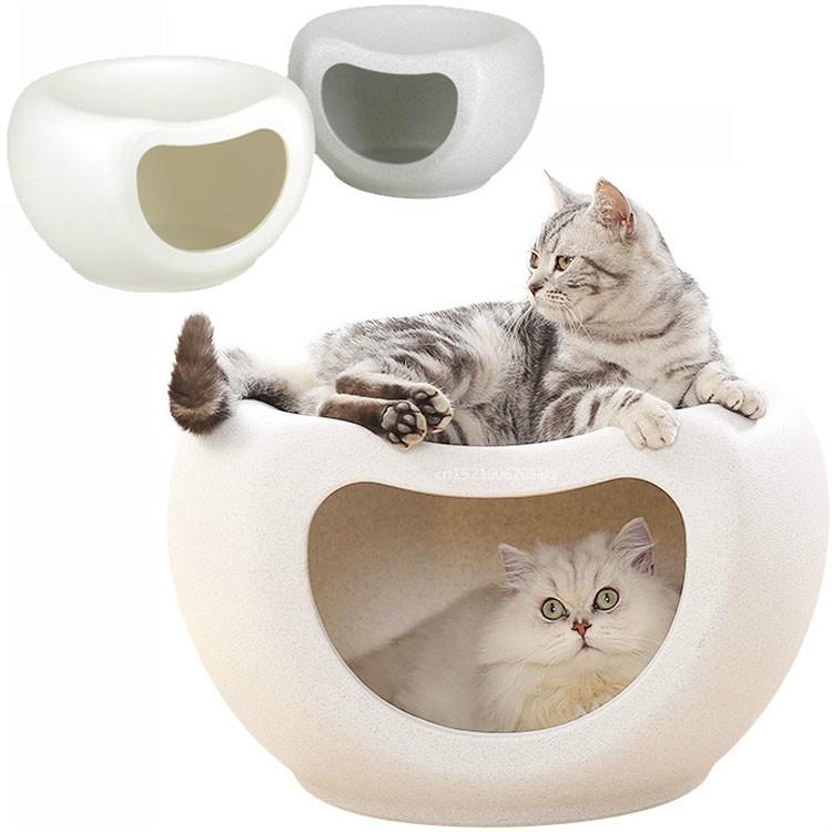 

25%,Resin Dual Use Summer&Stool Summer Cat Supplies Washable Outdoor Large Space Waterproof Pet House with Healthy Material
