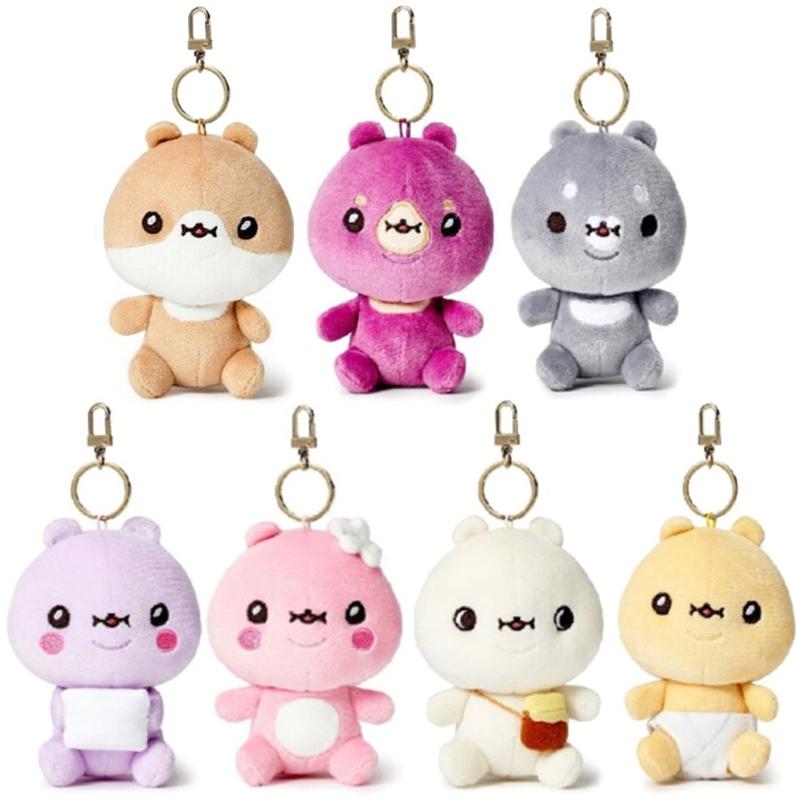 

Keychains Monsta X Plush Doll Key Ring Stuffed Dolls Toys Chain