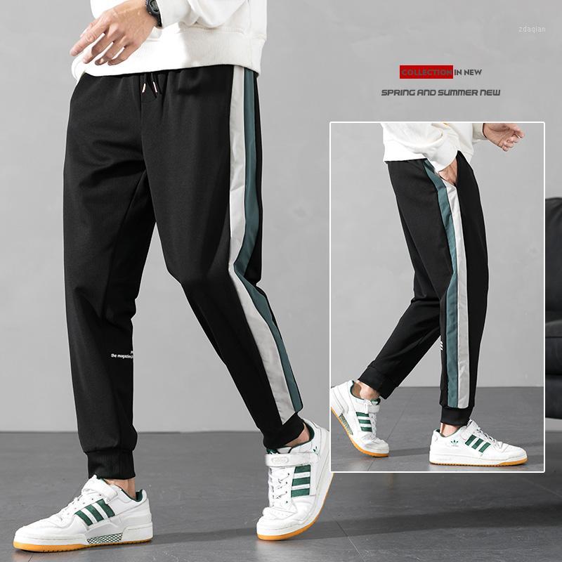 

Men Jogger Pants Skinny Track Pants Fleece Running Sweatpants Drawstring Side Stripe Sweat Black Joggers Ropa Para Hombre1, 3313