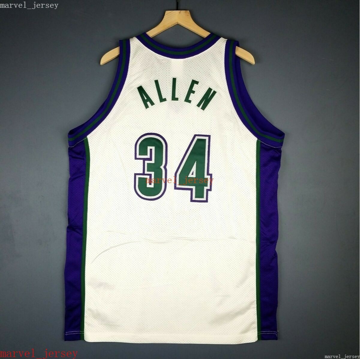 

100% Stitched Ray Allen Jersey Mens XS-6XL Throwbacks Basketball jerseys Cheap Men Women Youth, Black