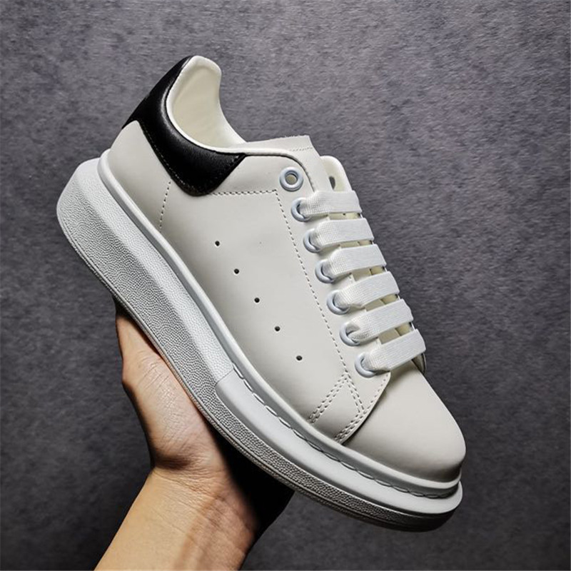 

Top Quality Mens Womens Blue Velet Back Platform Oversize Sneakers White Genuine Leather Trainers Comfortable Wholesale Style Casual Shoes, Shoes box