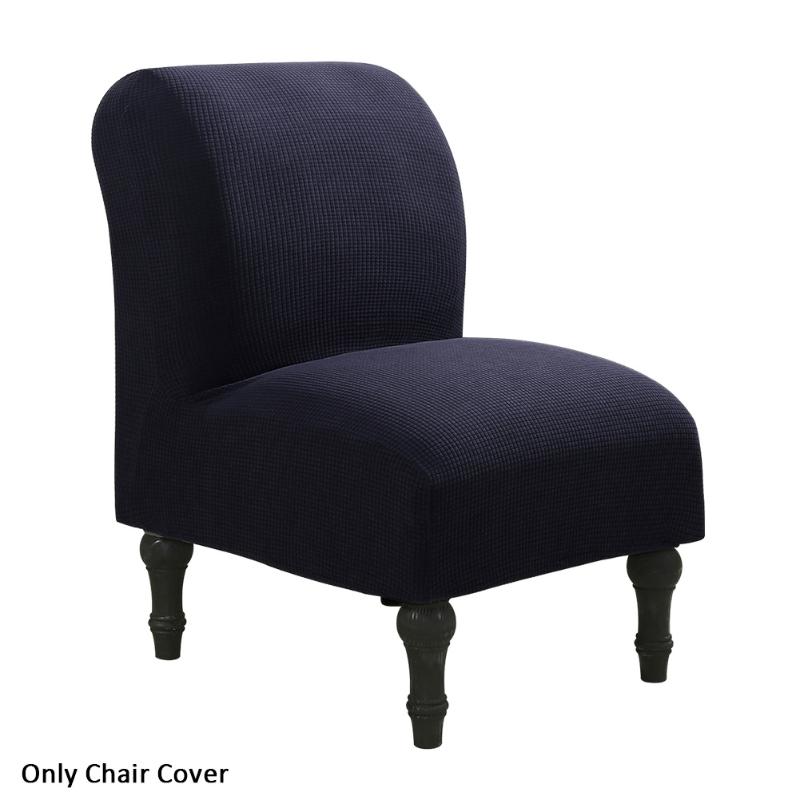 

Stretch Covers Knitted Home Hotel Removable Armless Chair Slipcover Furniture Protector Waterproof Easy Install Washable Soft