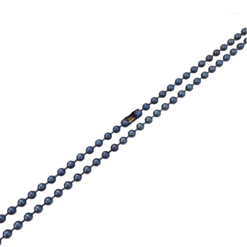 

3mm Material Pure Titanium Ultralight Bead Chain DIY Necklace Accessories Rustproof Men Women Ball Jewelry Making Decorative1