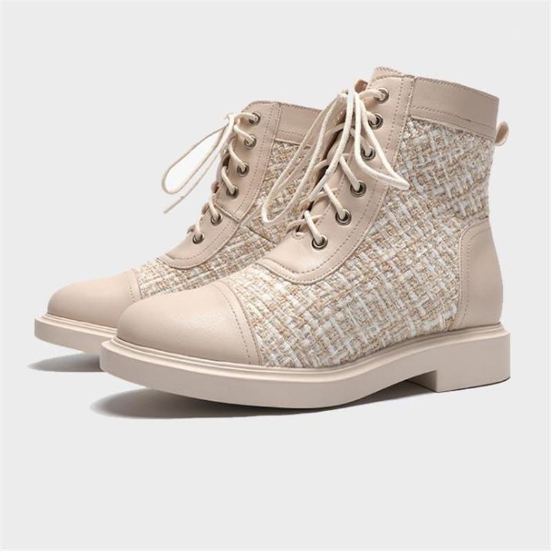 

2021 winter fashion round headband Xiaoxiang style zigaobang boots trend boots women's shoes1, Black