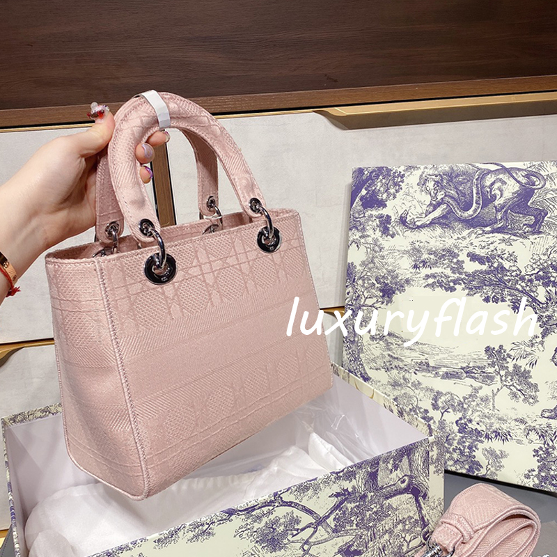 

2021 Designers Embroidery Delicate Canvas Handbags Luxurys Fashion Women Color Crossbody Bags Shoulder Small Bag with Thick Shoulder Strap, Box(not sold separately)