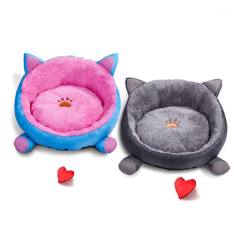 

Pet Dog Bed Dog Baskets Fall and Winter Warm Soft Fleece Mat Kennel For Cat Puppy Warming House Soft Material Nest1, Grey