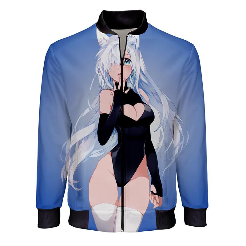 

2020 NEW Fashion Anime Jackets The Seven Deadly Sins 3D Printed Men/Women Casual Stand Collar Zipper Bomber Jacket Unisex Coat, 01