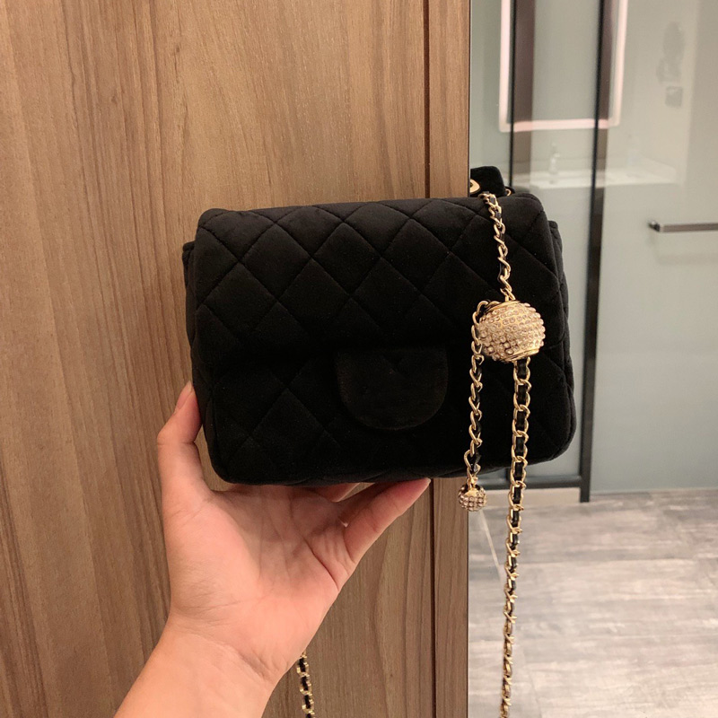 

Most Popular Bags Women Clutch Bag Velvet Crossbody Bags Shoulder Bags Classic Flap Bag Comes With Gift Box