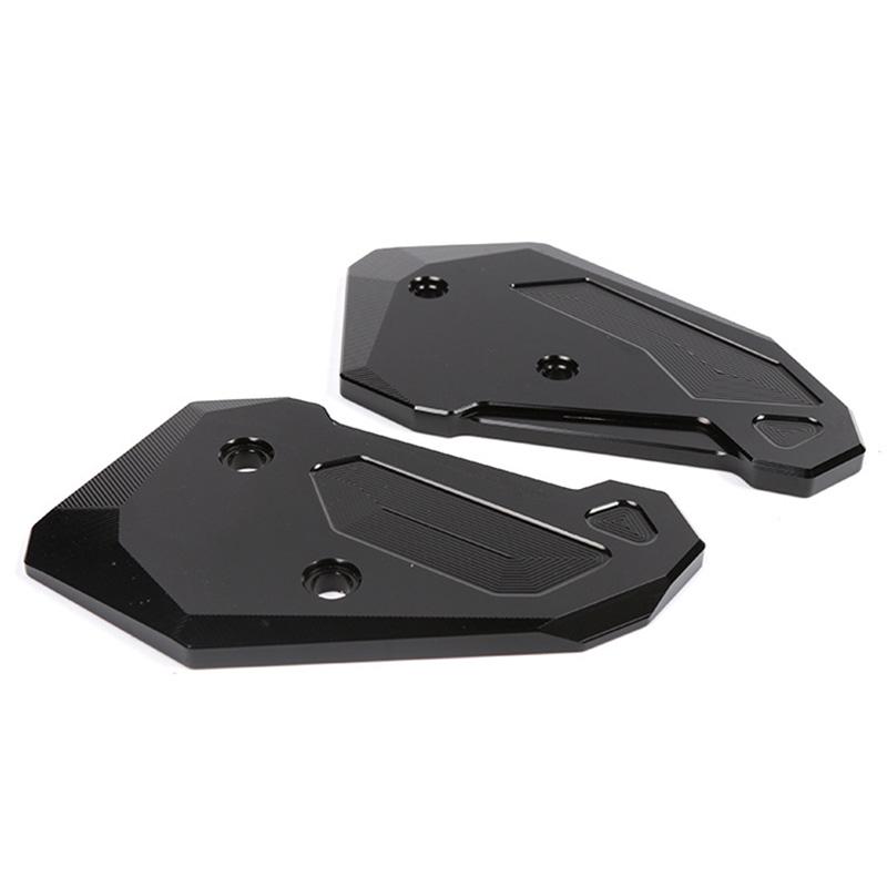 

Top!-Motorcycle CNC Aluminum Alloy Foot Rests Footrest Pedal Guard Protector Cover for MT07 MT 07 FZ07 MT-07 2014-2020