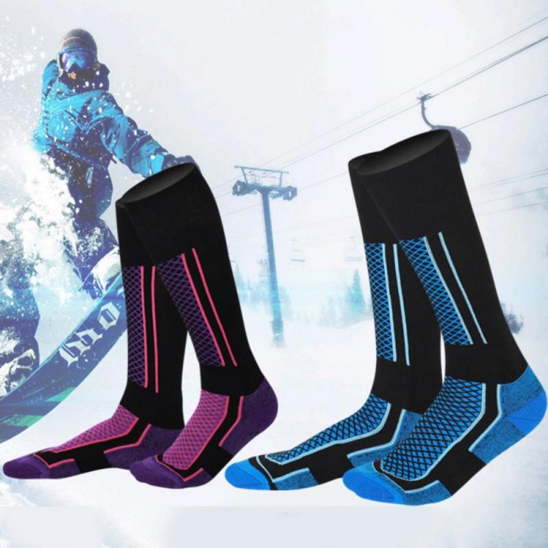 

Kids Winter Ski Socks Thicken Winter Outdoor-Indoor Socks Snowboarding Cycling Skiing Hiking Stocking Children Leg WarmerZ, Black