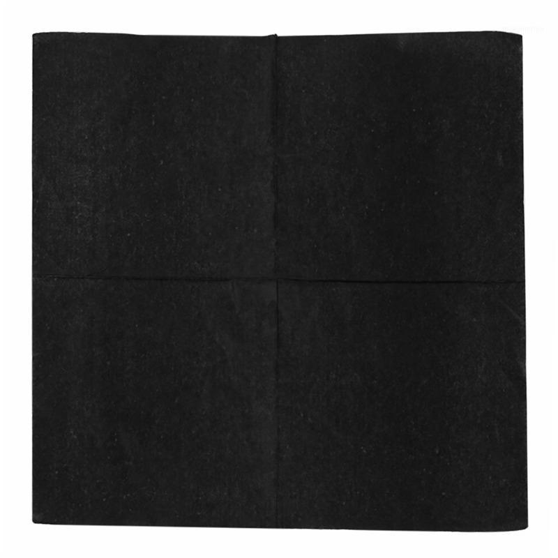 

1 pack Solid Color Printed Paper Napkin (black)1