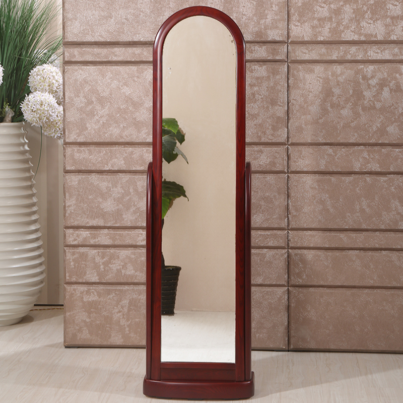 

High Quality Chinese Style Solid Wood Full Mirror Bedroom Floor Mirror