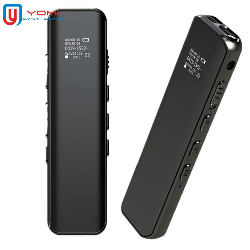 

8G Digital Voice Recorder Metal OLED Display 1536Kbps Voice Actived Recorder Professional Audio support MP3 Playing