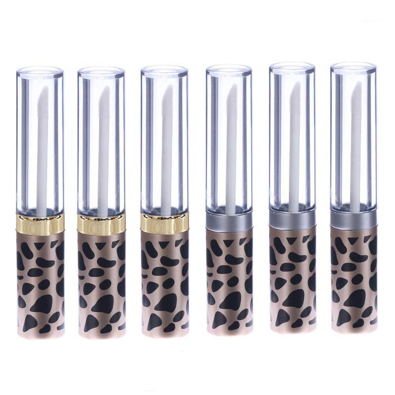

10 Pieces 5ML Mini Leopard Empty Lip Gloss Tube Vials Refillable Lip Bottles Tubes Lipstick Container DIY Cosmetic Tool1