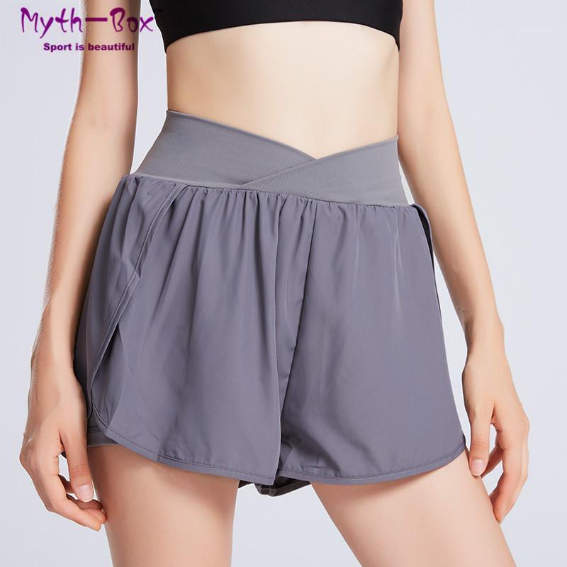 

Summer Loose Yoga Shorts Women Sport Lady Gym Shorts Anti Exposed Sportwear Quick Dry Running Beach Fitness Bottom Female1, Yj-d8107 gray