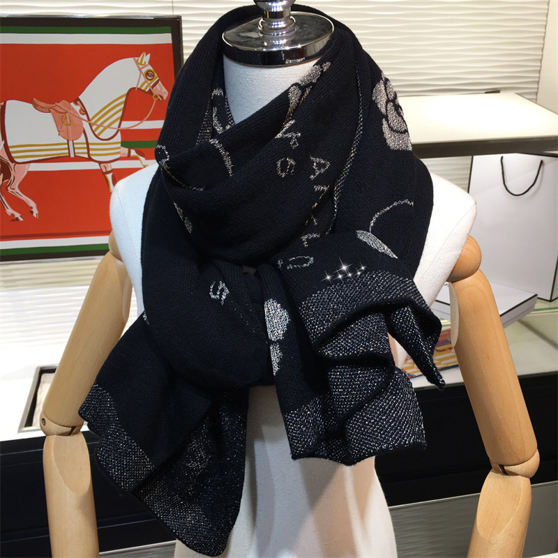 

62*195cm Five Color Mens Womens scarf Letter Printed Casual Luxury Fashion Designer Silk Scarf Designers High Quality Pashmina Schal Sciarpa