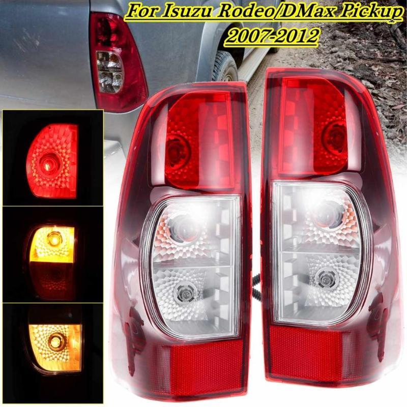 

1Pair Car Taillights For Isuzu Rodeo DMax Pickup 2007 2008 2009 2010 2011 2012 Tail Lights Rear Fog Brake Side Driving Lamp Drl1