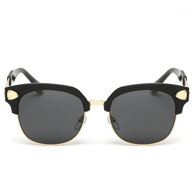 

Sunglasses Women New Fashion Brand Oval Design Mirror Acrylic Sun Glasses For Women Six Colors1