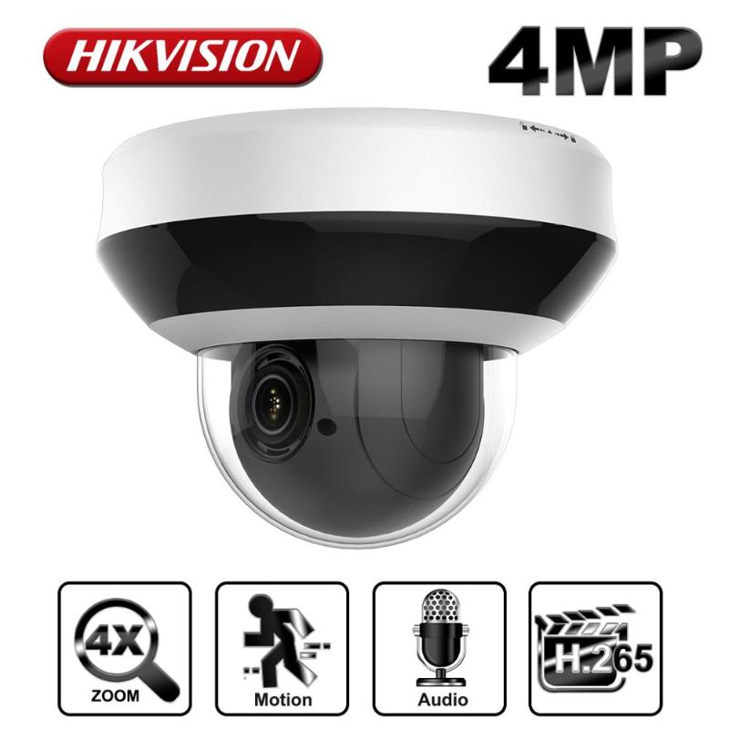 

Hikvision OEM 4MP POE PTZ IP Camera Dome 4X Optical Zoom Outdoor/Indoor POE Security Camera Audio Onvif IP66 Motion Detection