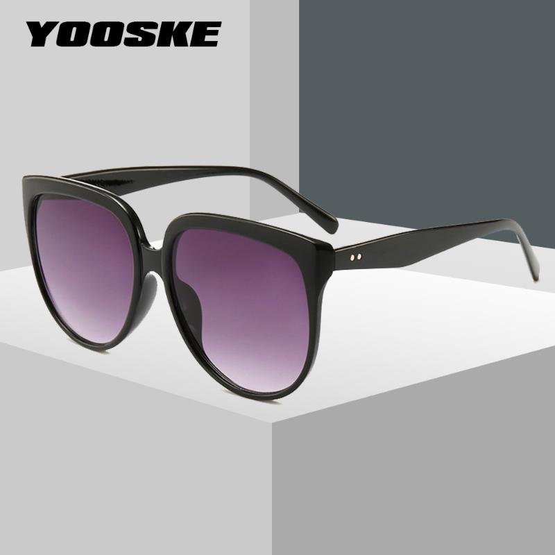 

YOOSKE Brand Cat Eye Sunglasses Women Vintage Oversized Sun Glasses Retro Big Frame Eyewear UV400