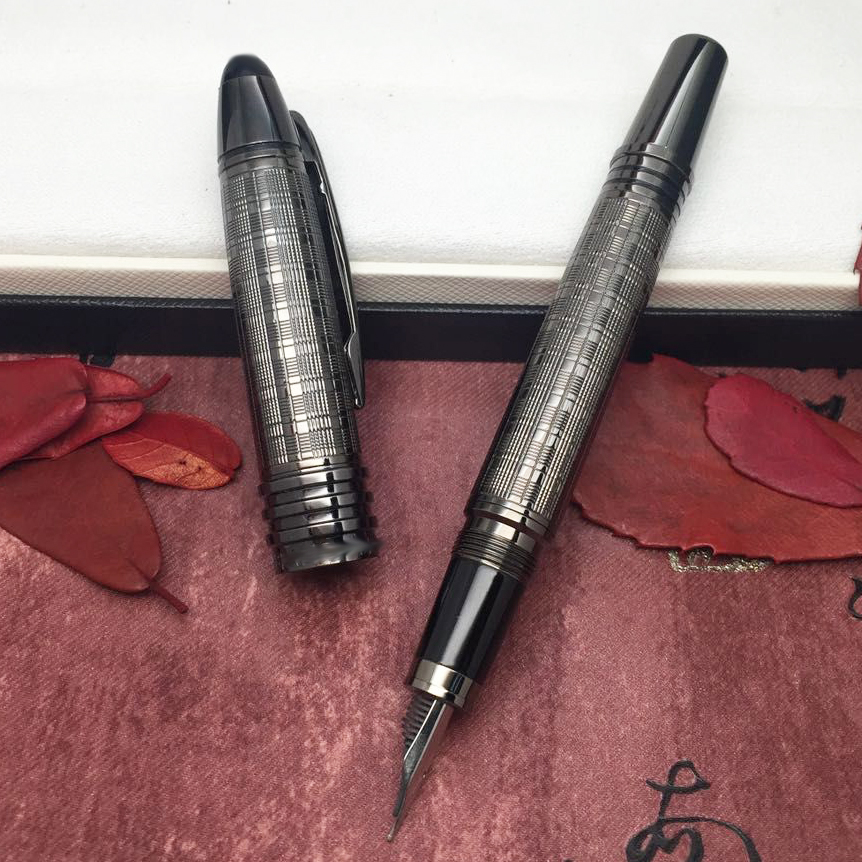 

High quality JFK metal Fountain pen school office stationery luxury 4810 0.7 calligraphy ink pens for business gift M5, As picture show