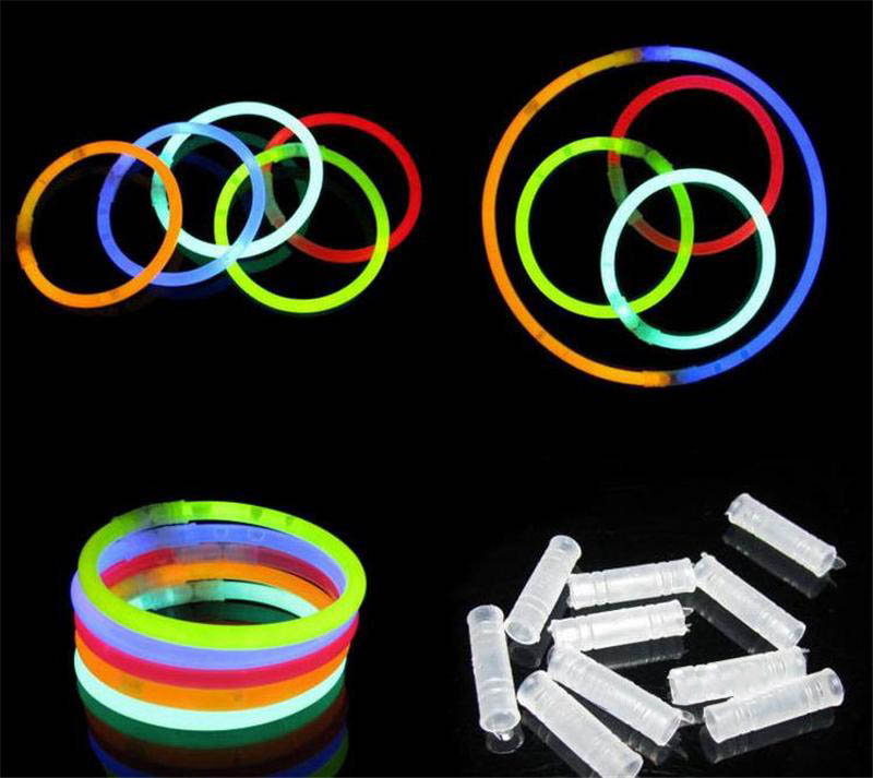 Novelty Lighting 200mm Glow Bracelet Necklaces Neon Party Flashing Light Sticks Toy led Vocal Concert Flash-image-609933574