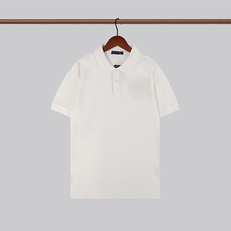 

mens designer polo shirts classic print embroidery casual Business style summer short sleeve C00F, Balck1