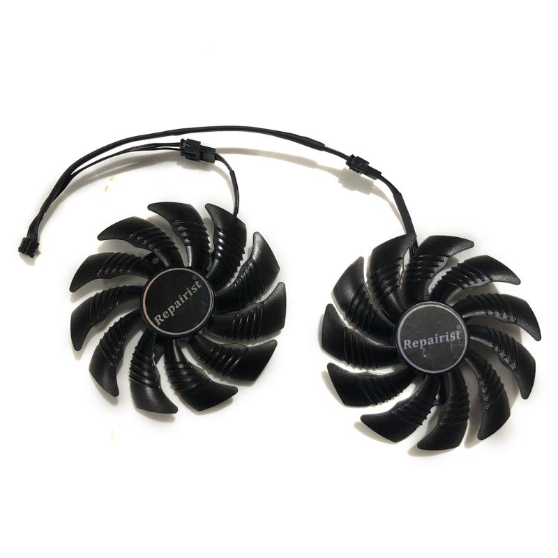 

GeForce GTX 1050/1060 GPU Cooler T129215SU 90mm Graphics fan For GIGABYTE GTX1050 GTX1060 D5 Windforce G1 Cards As Replacement