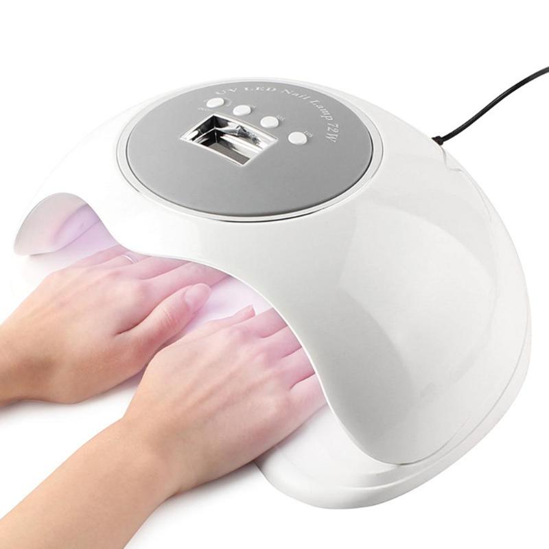 

Nail Dryer 72W UV LED ABS Nail Lamp Quick Curing Gel for Manicure Nails Art Easy Disassembly and Convenient Cleaning, As pic