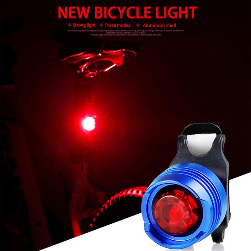 

New LED Waterproof Bike Bicycle Cycling Front Rear Tail Helmet Red Flash Lights Safety Warning Lamp Cycling Safety Caution Light