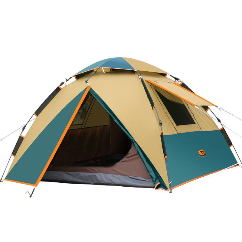 

3Use Outdoor Automatic Water Resistant Family Self-Driving Travel 2-4Persons Tent Multi-Season Hydraulic Spring Support Device