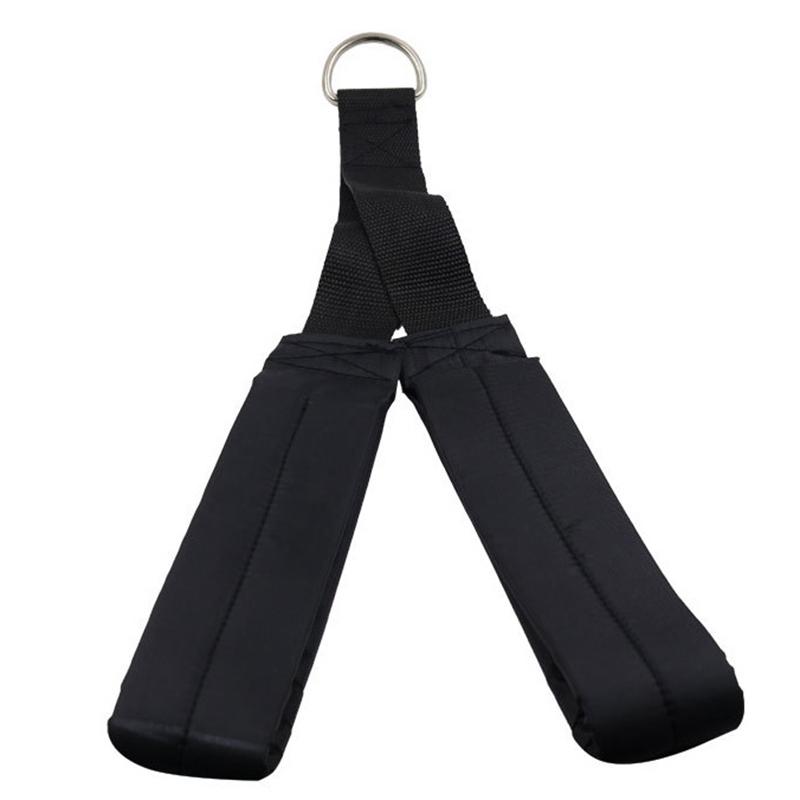 

Fitness DIY Pulldown Strap Attachment Cable Machine Pulldown Heavy Duty Coated Rope Training Home Gym Workout Equipment