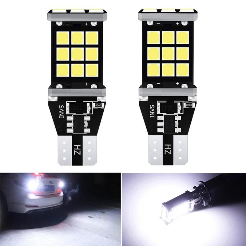 

2pcs W16W T15 T16 LED 921 912 For Kia Rio K2 3 4 2020 2020 Sportage Car Back Up Light Bulbs 6000K White Reverse Lamp, As pic