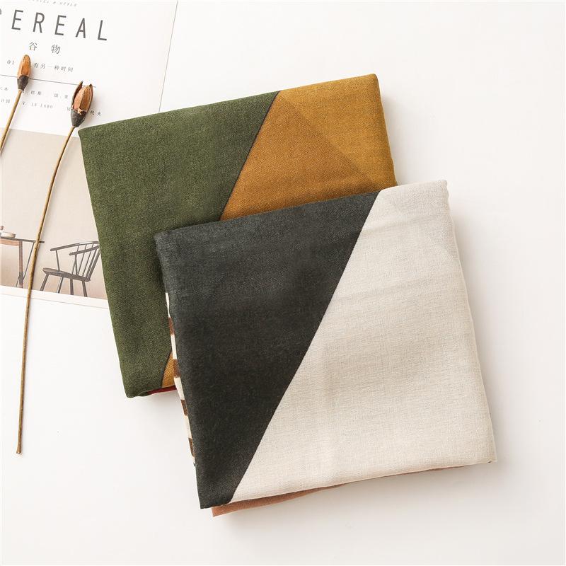 

Long Scarves 2020 Fashion Scarves Viscose Shaw Hijab Scarf Tropical Print Beach Dress Top Summer Scarf for Women Ladies 2 Color