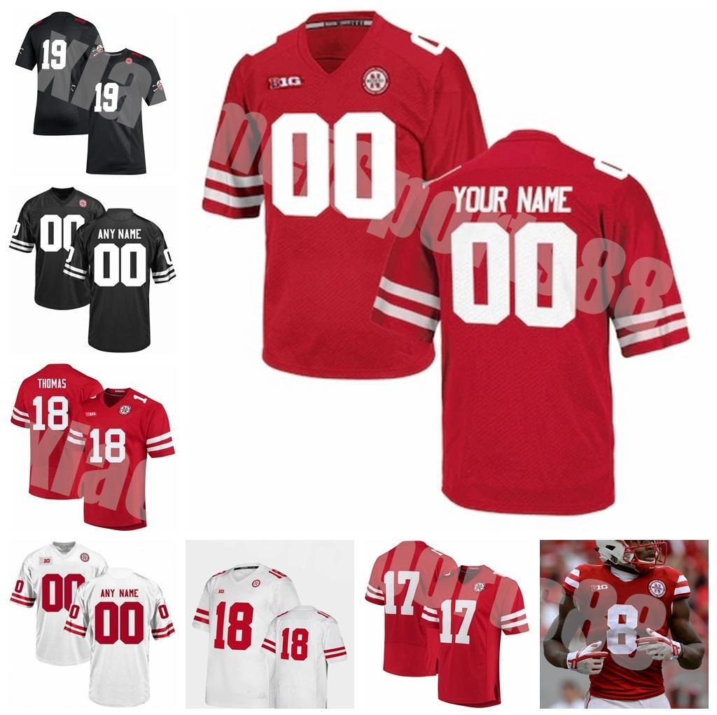

NCAA Nebraska Cornhuskers Jerseys Mens Devine Ozigbo Jersey Eric Lee Jr. Dedrick Mills Matt Masker College Football Jerseys Custom Stitched, As shown in illustration