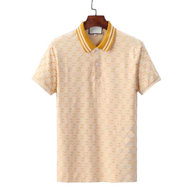 

2022 Designer Polo Shirts Men Luxury Polo Casual Men Polo T Shirt Snake Bee Letter Print Embroidery Fashion High Street Mens Polos