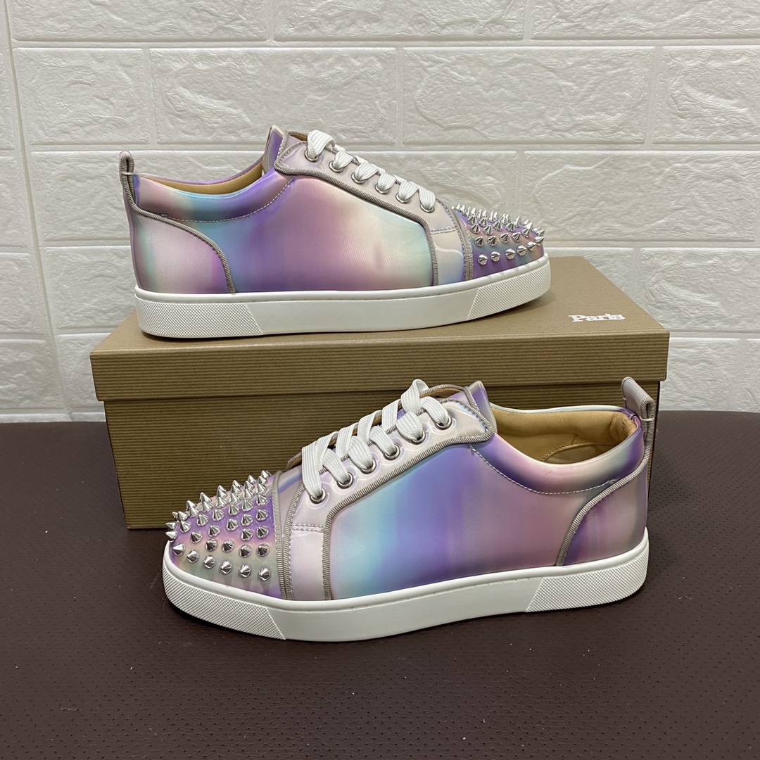 

Top Designer Mens Women shoes red bottoms cheap real leather 50%offf comfortable casual fashion white paris ace luxurys flat sneakers 35-47, Original box