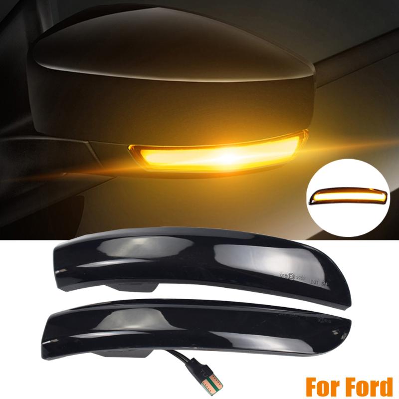 

Car Auto Turn Signal Light lamp Replacement For Kuga Escape EcoSport 2013- 2020 Car LED Dynamic Turn Signal Blinker Light, As pic