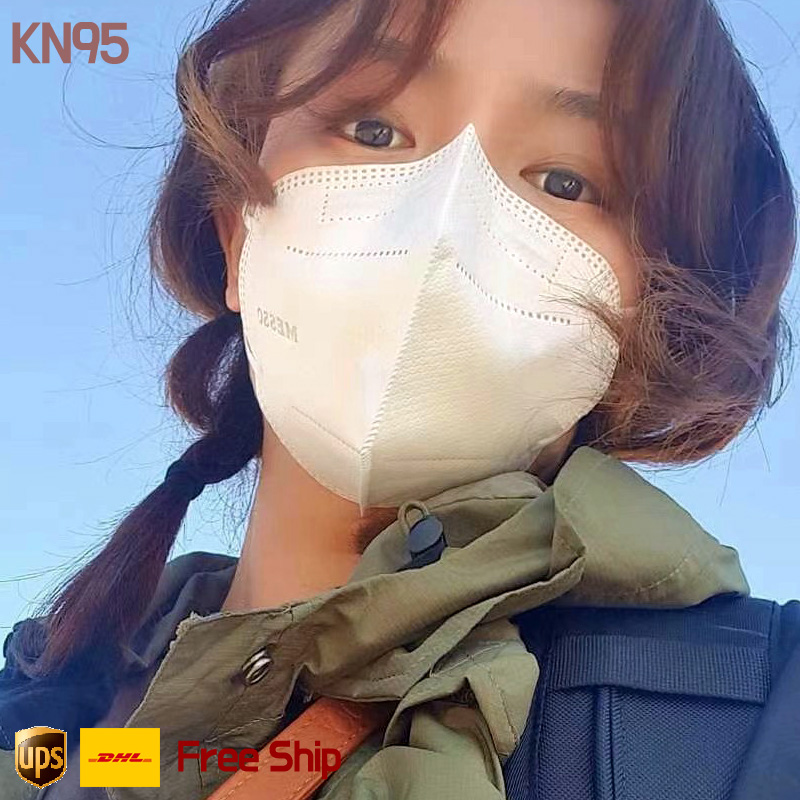 

5 Layer KN95 Face mask certificate soft non-woven fabric Anti-fog Anti Spit Breathable Face Masks 95% PM2.5 Safety Men Women Disposable Fac