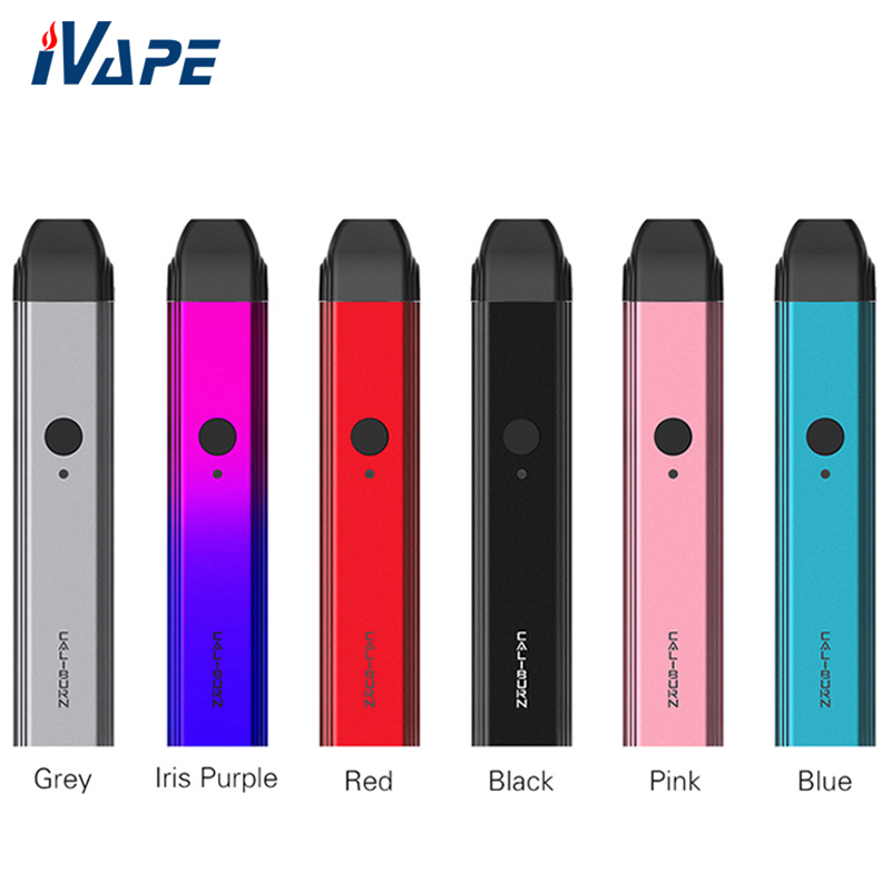 

UWELL CALIBURN G / Caliburn Portable POD System Kit 15W/11W Built-in 690mAh / 520mah with 2ml Pod Cartridge Direct & Button Driven Vape Kit, Message for colors