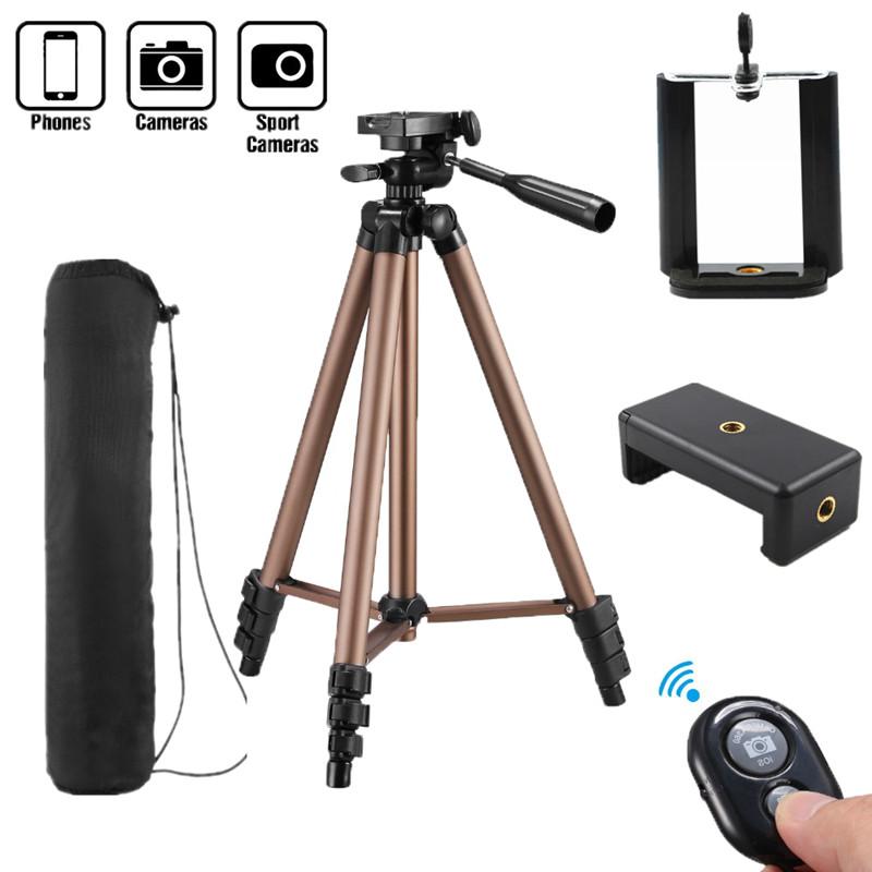 

WT3130 Tripod For Phone Camera With Bluetooth Remote Control Holder Stand Tripod For Phone Camera Smartphone Tripods Cam Dslr