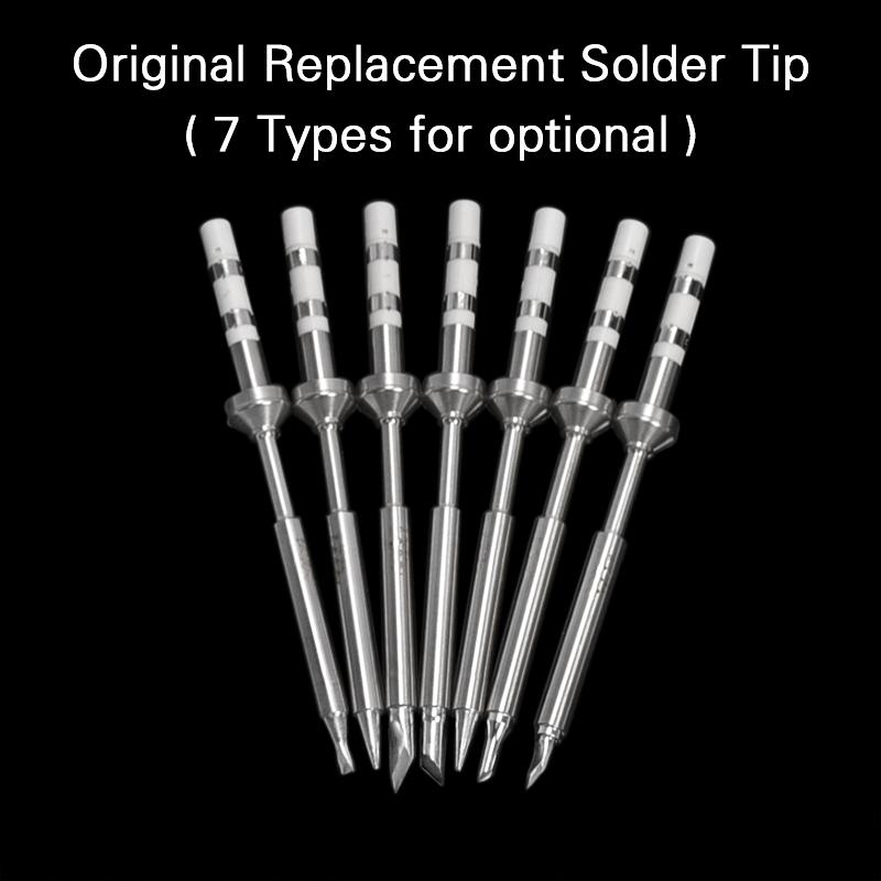 

Original Headd Replacement Solder Tip For TS100 Smart Digital LCD Electric Soldering Iron TS-B2 TS-BC2 TS-C4 TS-D24 7 Kinds Tips