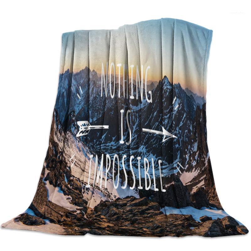 

Mountain Adventure Nature Throw Blanket Bedspread Soft Fleece Blanket Air/Sofa/Bedding Winter Bedsheet1
