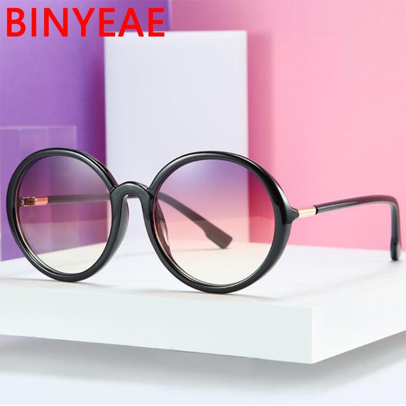 

2021 Vintage Black Oversize Sunglasses Round Frame Female Glasses Men Women Designer Tinted Sunglasses UV400