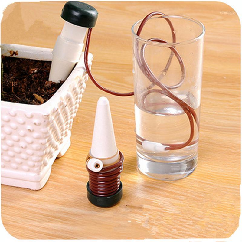 

2Pcs/set Automatic Watering Irrigation Kits Potted Houseplant Flower Device Drip Irrigation Set for Travel Trips1, As pic